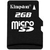 Карта памяти Kingston microSD 2GB (SDC/2GBSP)