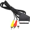 Кабель USBTOP 3 RCA – SCART 1.8 м